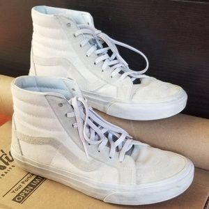 VANS White SK8-HI Shoes